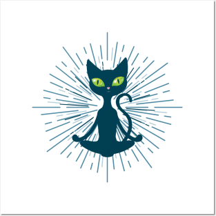 Zen Cat Posters and Art